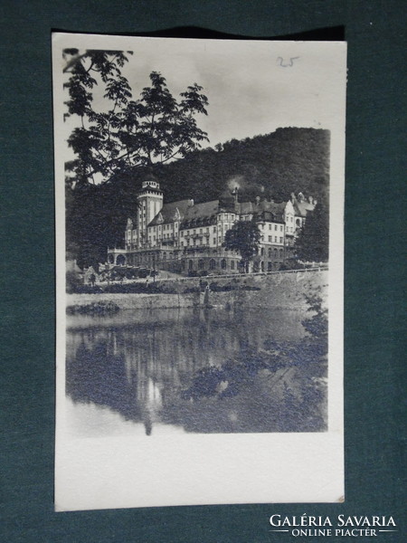 Képeslap, Miskolc, Lillafüred Hámori tó a Palota szállóval