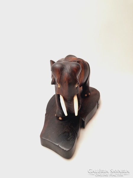 Fa elefánt, 15 cm