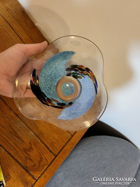 Handmade glass bowl