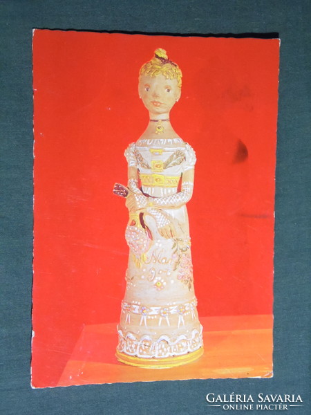 Képeslap, Szentendre Kovács Margit keramikus művész kiállítás múzeum