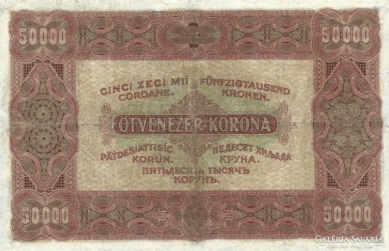 50000 korona 1923 restaurált 2.