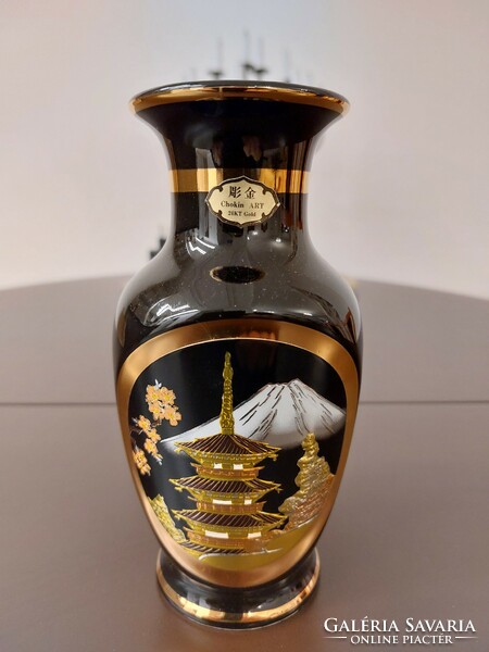 The Art Oh Chokin 24k gold japán váza eladó