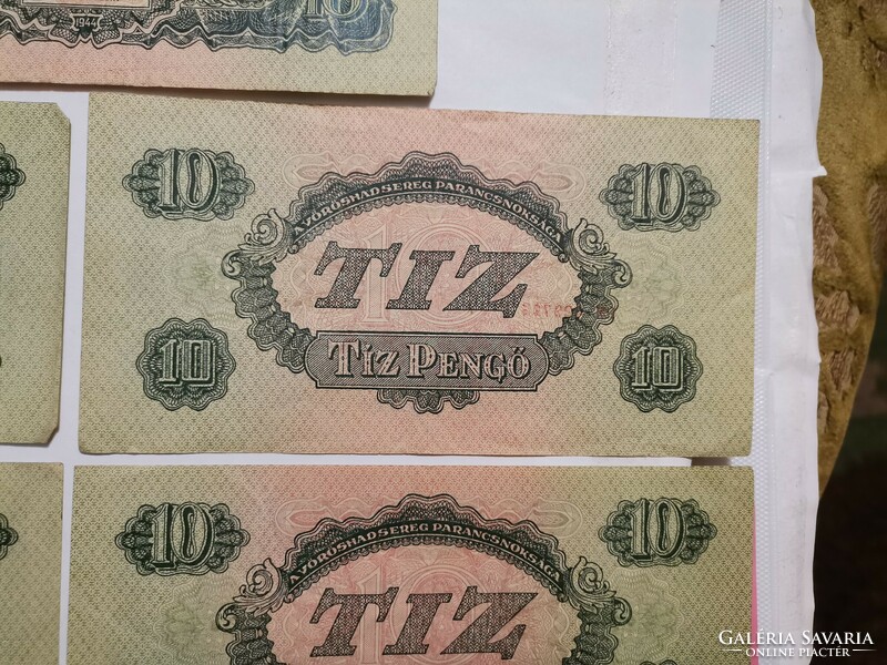 Tíz pengő 1944 és 5 db