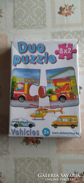 Duo puzzle gyerek kirakós játék. Gyerek fejlesztő játék. 2 éves kortól ,+ajándék