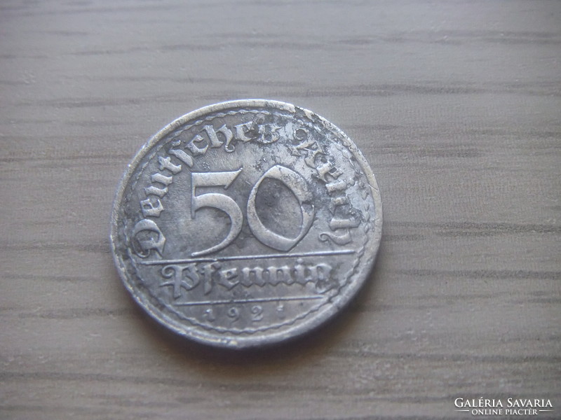 50   Pfennig   1921   (  F  )    Németország