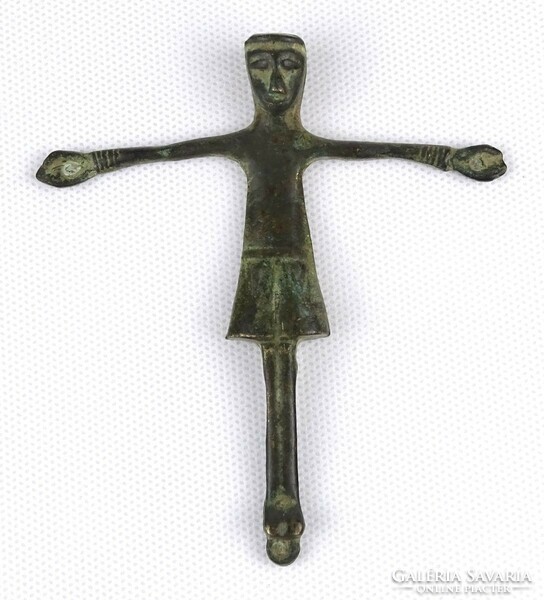 1Q249 xx. Century artist: bronze crucifix 10.8 Cm