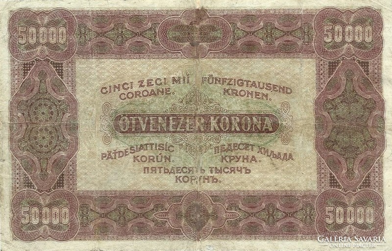 50000 korona 1923 restaurált 1.