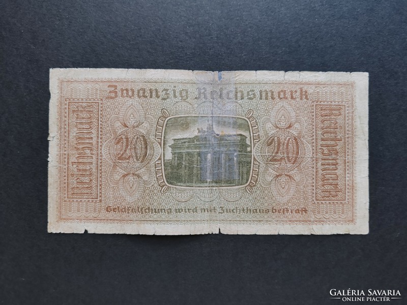 Németország 20 Reichsmark / Márka 1940, VG