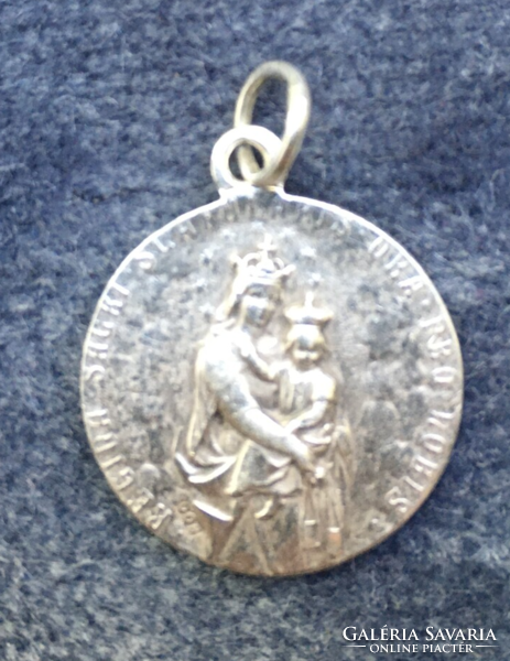 Szent Regina 800-as ezüst kis medál