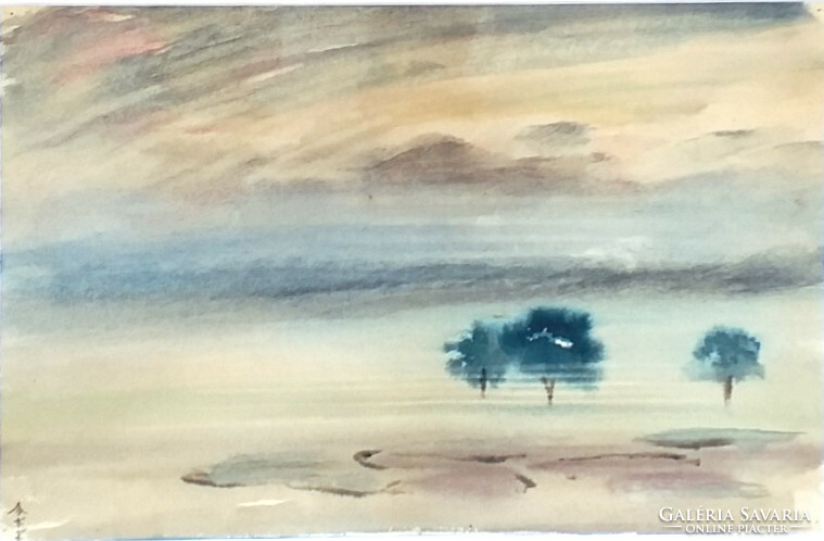 tibor Boromisza (1880 - 1960): lonely trees
