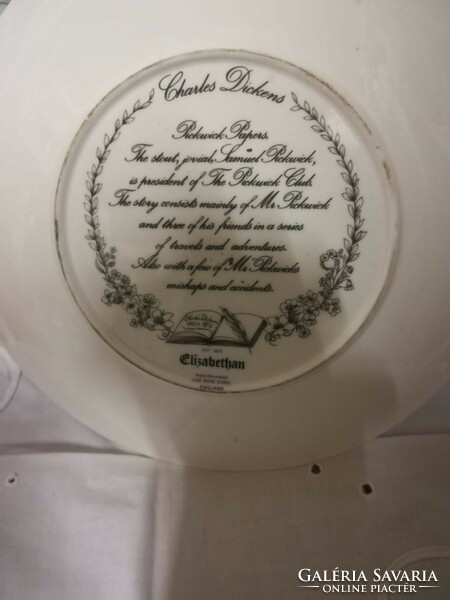 Dickens porcelán tányér sorozat, gyűjthető darabok