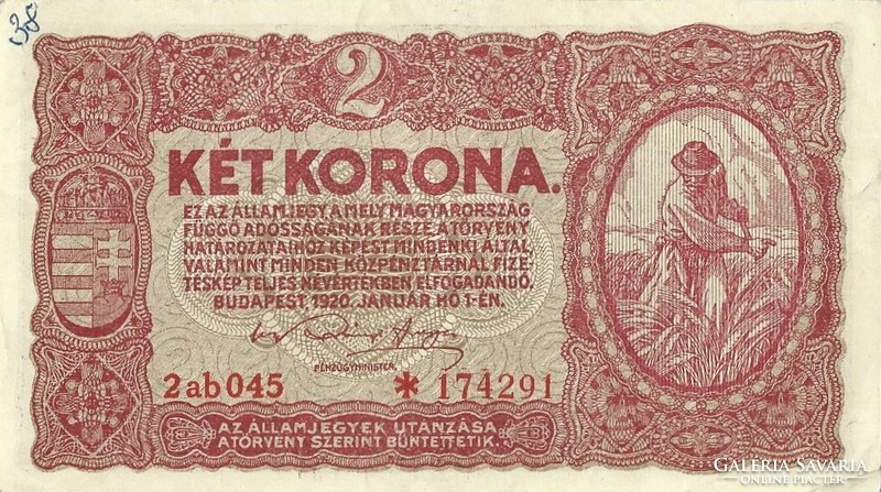 2 korona 1920 2.