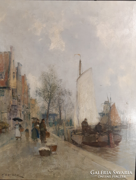 Karl Theodor Wagner: Port of Amsterdam