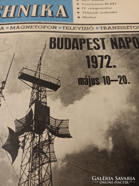Radio technical magazine of the Hungarian National Defense Association 1972/10 pcs