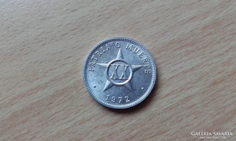 Cuba 20 centavos 1972