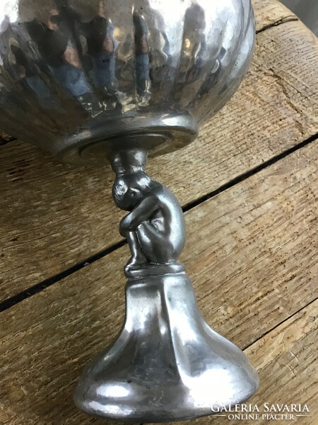 Old pewter cup