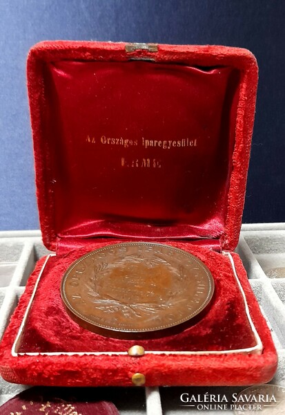 Medal of the national craft association 1887. In decorative box. 65 grams; 54.3 mm. Knopp and Steiner bp.