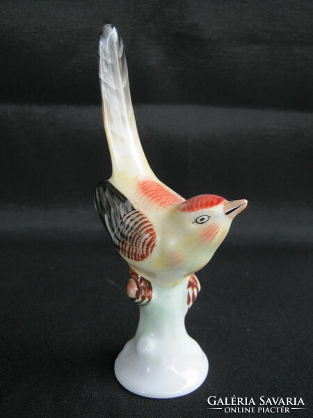 Hollóházi porcelán madár rigó 14 cm