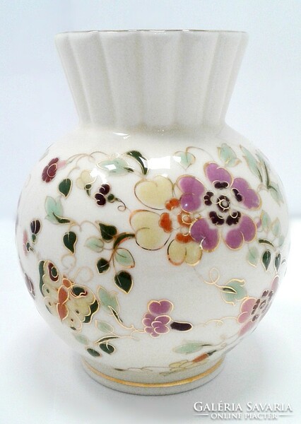 Zsolnay butterfly vase (zal-r80808)