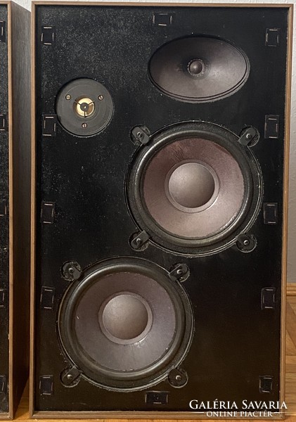 2 Pcs orion hs - 400, 3-way 4-speaker, wooden box sound wall retro speaker