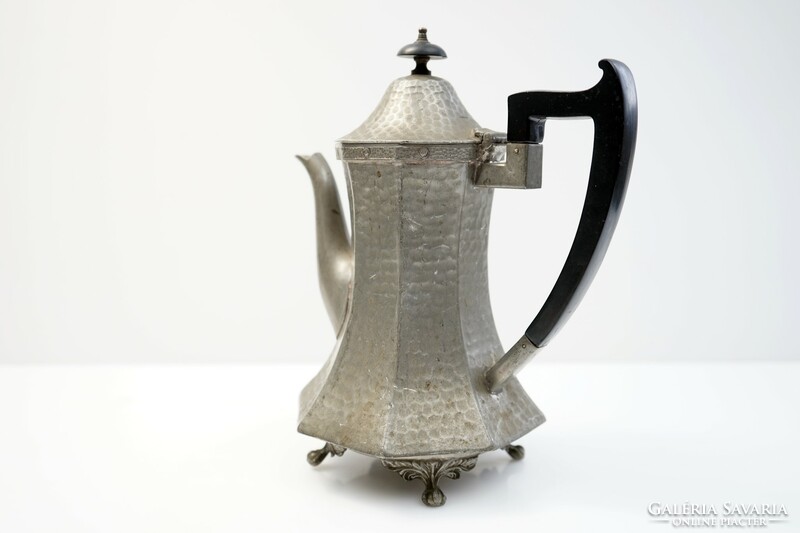 Old English pewter teapot / tea pourer / retro / vintage