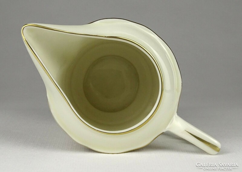 1N380 butter colored Zsolnay porcelain spout with bamboo pattern