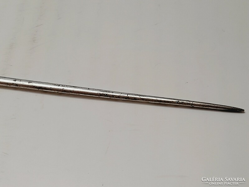 Régi Christofle ezüstözött levélbontó, tőr, kard, 26,5 cm
