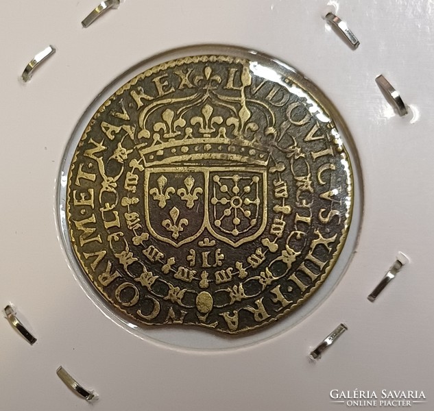 Ritka francia réz token. XIII. Lajos 1632. 28,6 mm; 8 gramm.