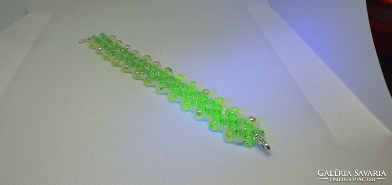 Genuine Czech Uranium Glass Bracelet #25028