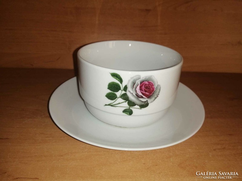 Bareuther Bavarian porcelain rose sauce bowl (20/d)