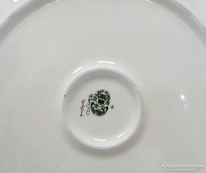 Zsolnay flower plate (zal-r81045)