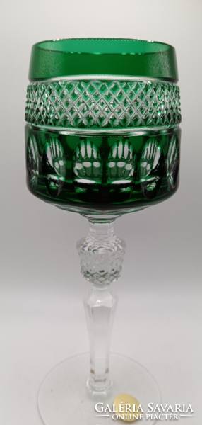 Green crystal glass