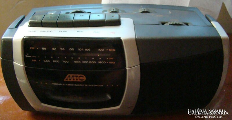 Radio recorder in its original box