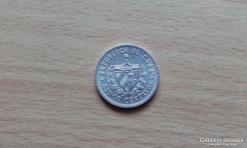 Cuba 5 centavos 1968