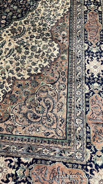 3452 Álomszép Pamut Selyem Isfahani Gépi Perzsa Szőnyeg 150X230CM Ingyen Futár
