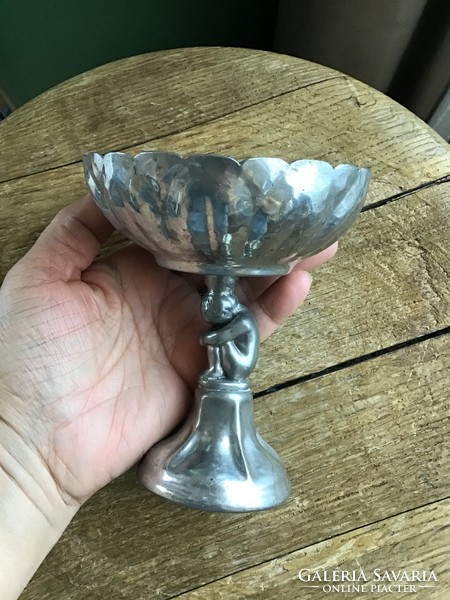 Old pewter cup