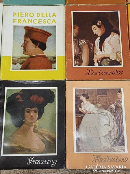 A művészet kiskönyvtára -14 kötet-híres festők és alkotásaik