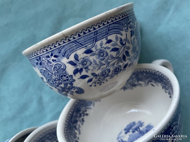 Villeroy & Boch kék Burgenland porcelán teás csésze alátéttel