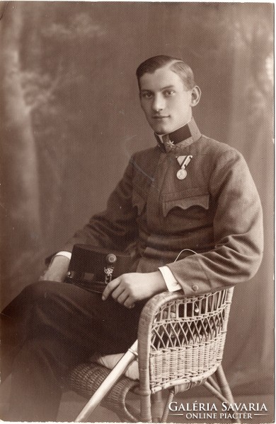 Kálniczky Gusztáv (1896-1964) olimpikon vivó, katona (eredeti fotó)