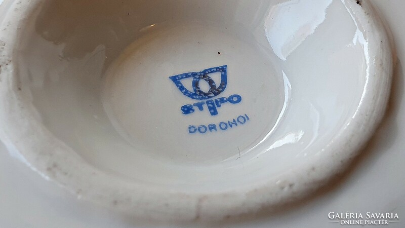 Old ashtray, ashtray. Stipo Dorohoi porcelain