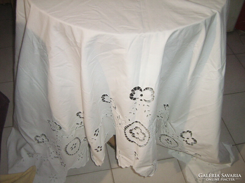 Beautiful, special, vintage-style folk-style antique curtain
