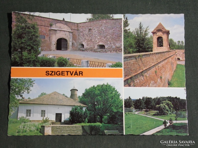 Képeslap, Szigetvár, Zrínyi vár mozaik részletek