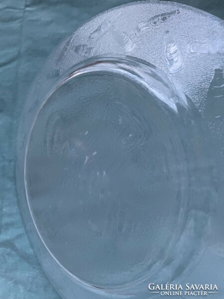 Glass plate with Coca-cola inscription