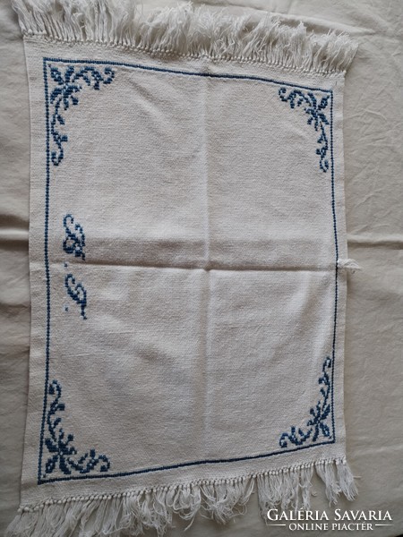 Table cloth, decor - cross-stitched