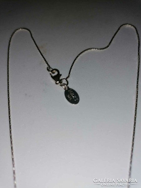 Marked silver next necklace