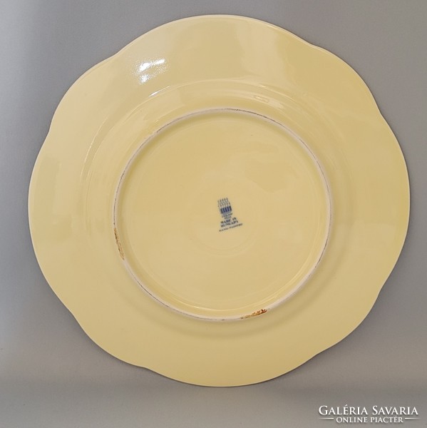 Rare! József plate from Zsolnay, Rippl-Róna, for Count Andrássy Tivadar's dining room from 1970