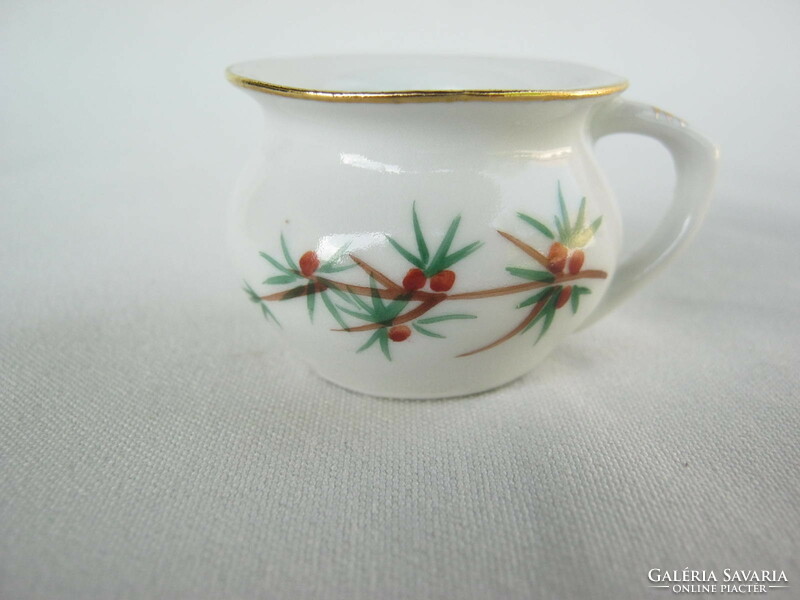Aquincum porcelain mini mug with stem