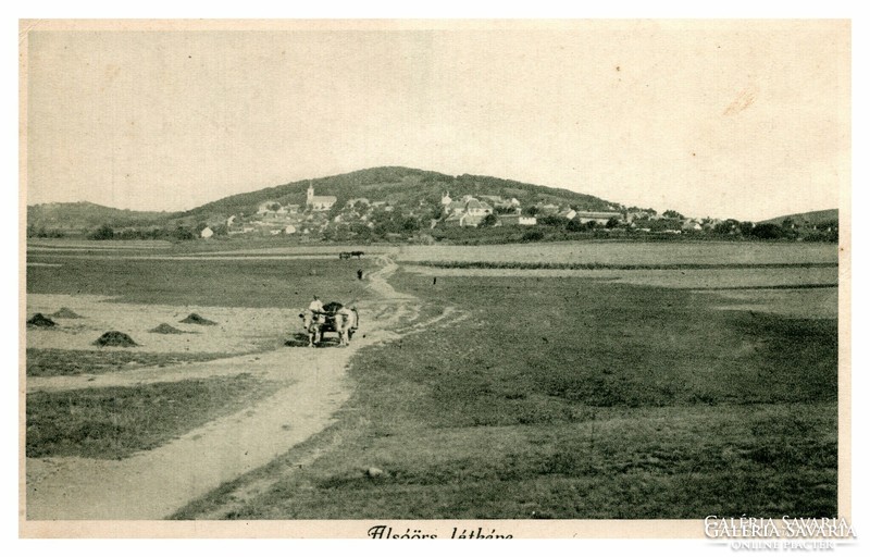 Alsóörs, view of Alsóörs postcard 1928
