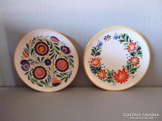 Bodrogkeresztúr ceramic wall plate 24 cm,