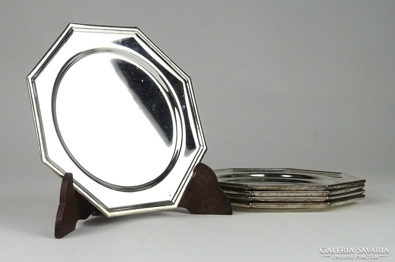 1Q623 octagonal metal coaster set 5 pieces